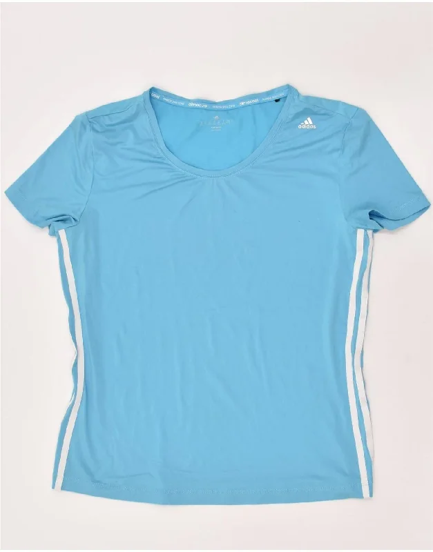 ADIDAS Womens Climacool T-Shirt Top UK 18 XL Blue