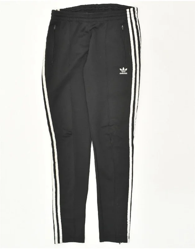 ADIDAS Womens Tracksuit Trousers UK 10 Small Black