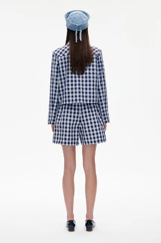 Baum Und Pferdgarten Bijou Jacket - Blue Check