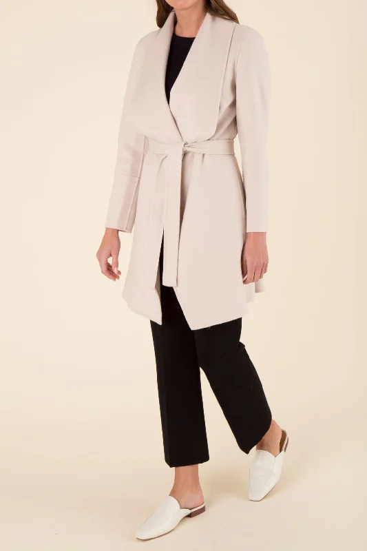 CASHMERE WRAP COAT