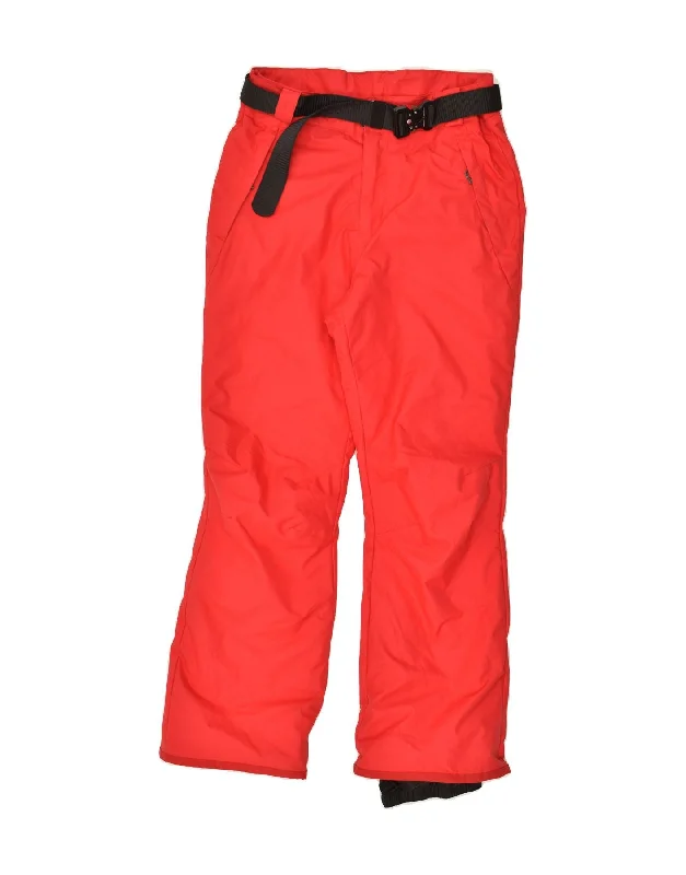 COLUMBIA Womens Ski Trousers UK 14 Medium Red Nylon