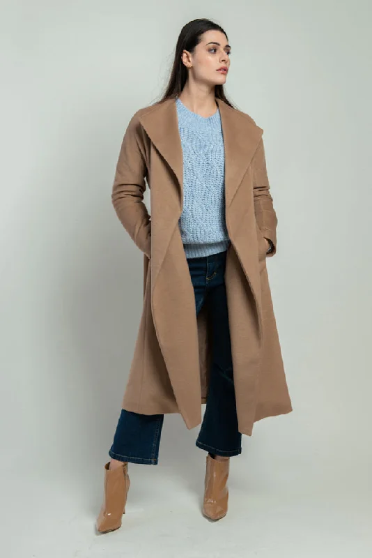 GoaGoa Hazelnut Belted Coat