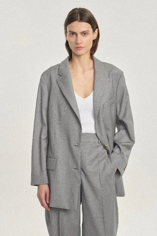 Grey wool tailored jacket