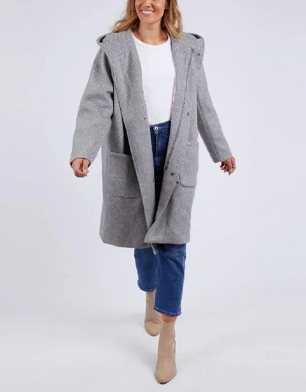 Jordan Coat - Grey Marle