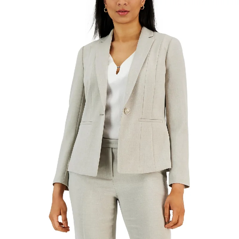 Kasper Womens Suit Separate Office Wear One-Button Blazer