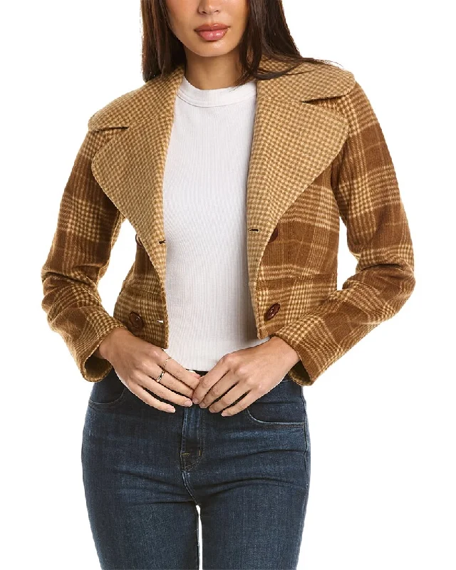 Manoush Girly Caro Wool-Blend Jacket