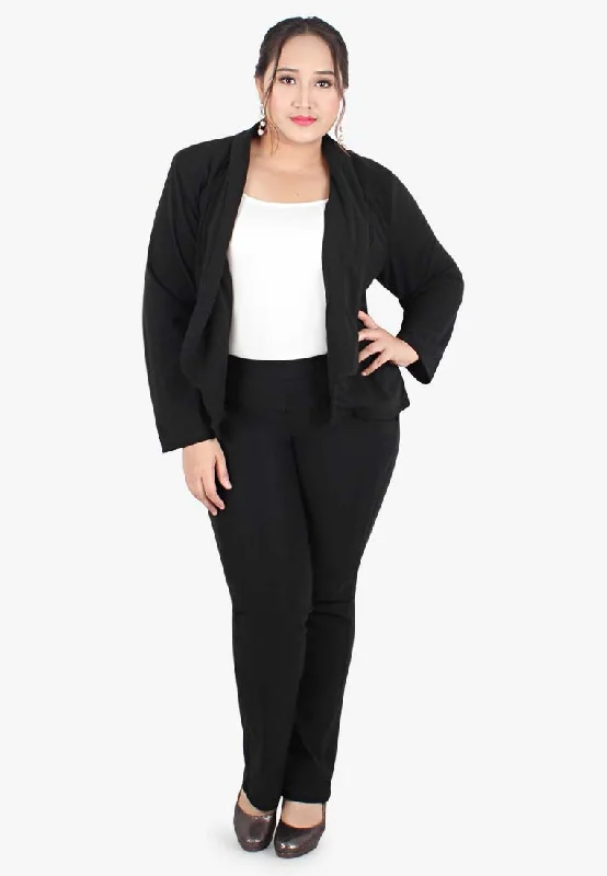 Bronwyn Chic Short Blazer - Black