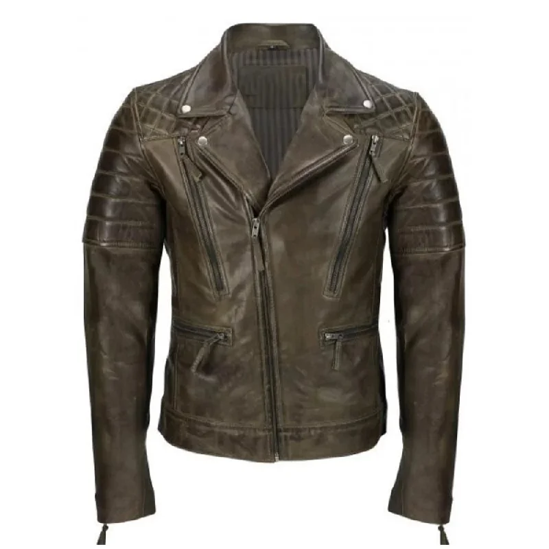 Men’s Brown Sheep Leather Jacket