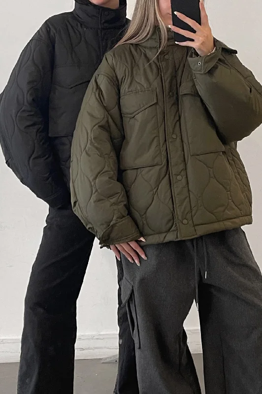 QUILTED PUFFER SHACKET