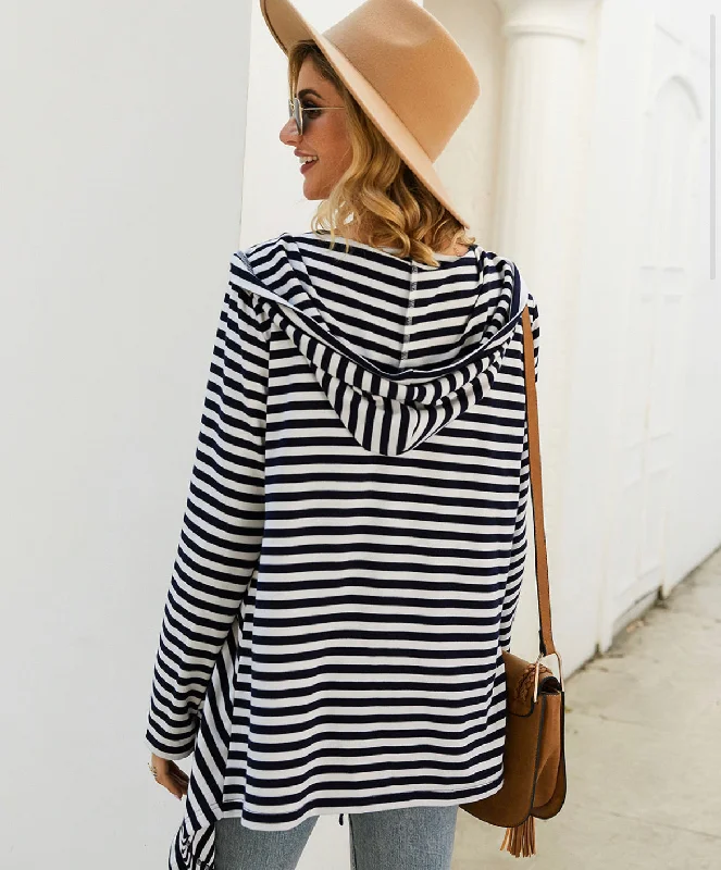 Striped Sailor Cardigan