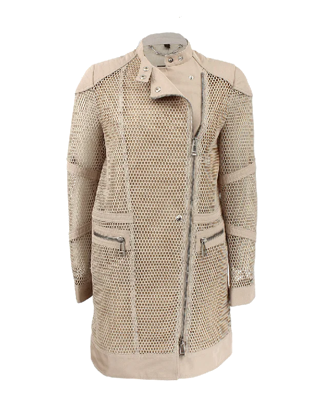 Techno Mesh Perforated Coat