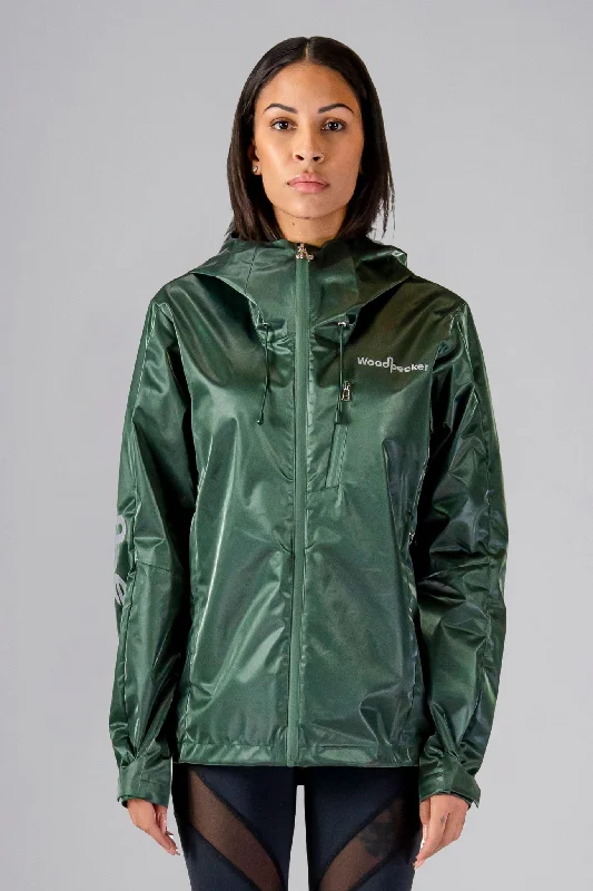 Women's Wind Shell Green Diamond