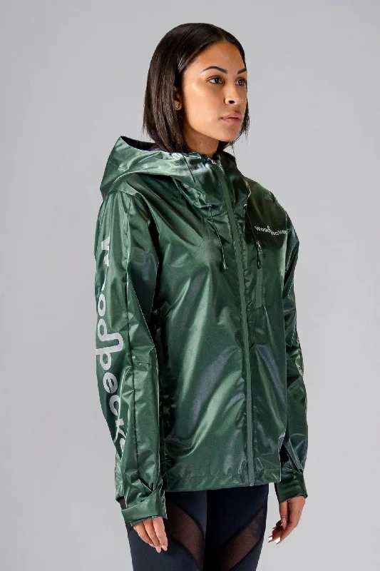 Women's Wind Shell Green Diamond