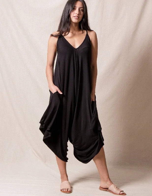 Bamboo Jumpsuit - Black