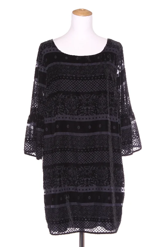 FATE + BECKER - Velvet burnout patterned dress! 14