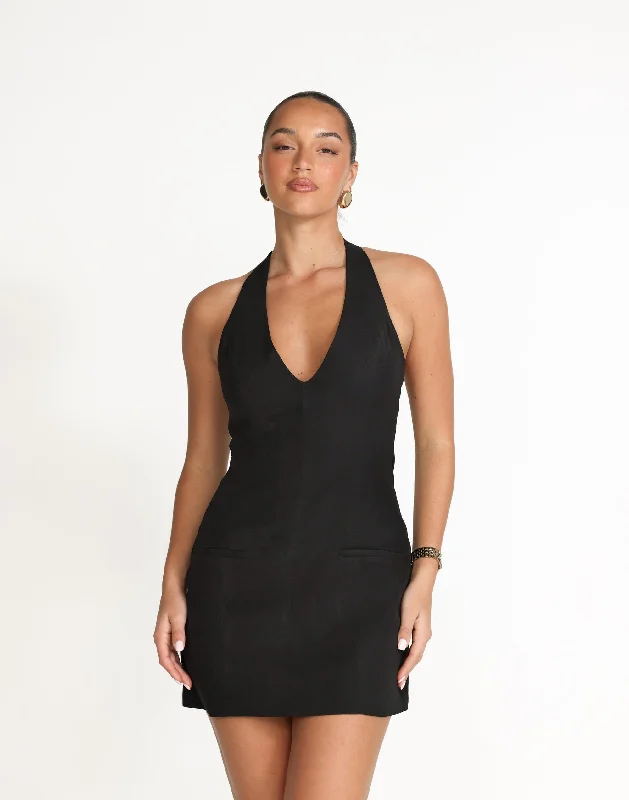 Kit Mini Dress (Black)