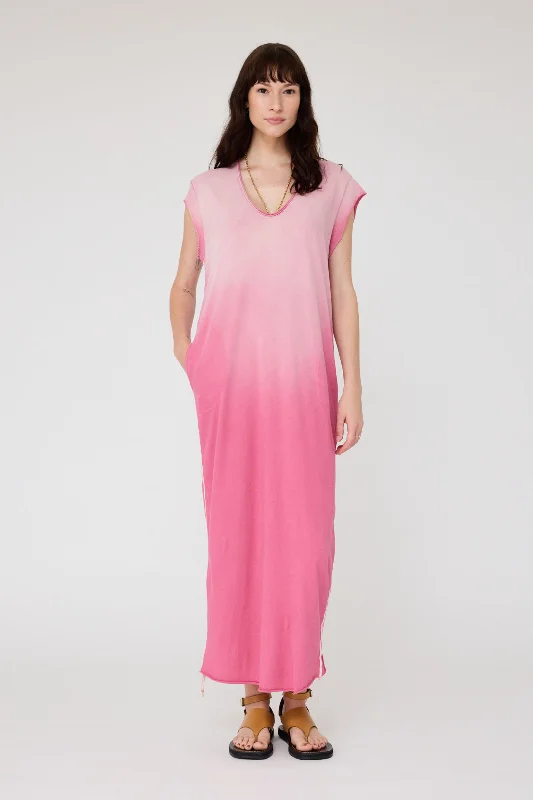 Petal Cocoon Maxi Dress