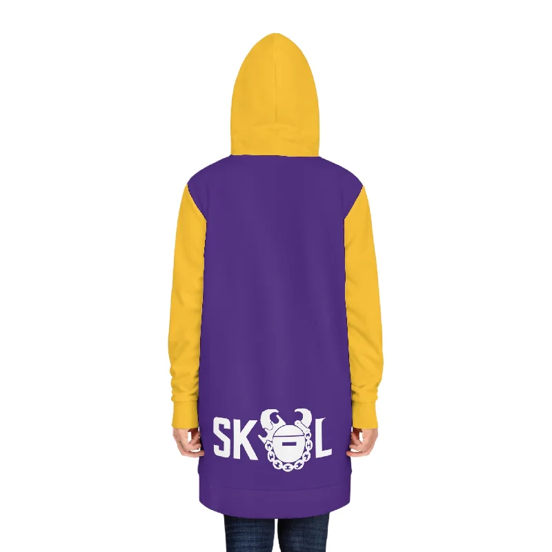 Hoodie Dress - Purple/Gold - Married Into This