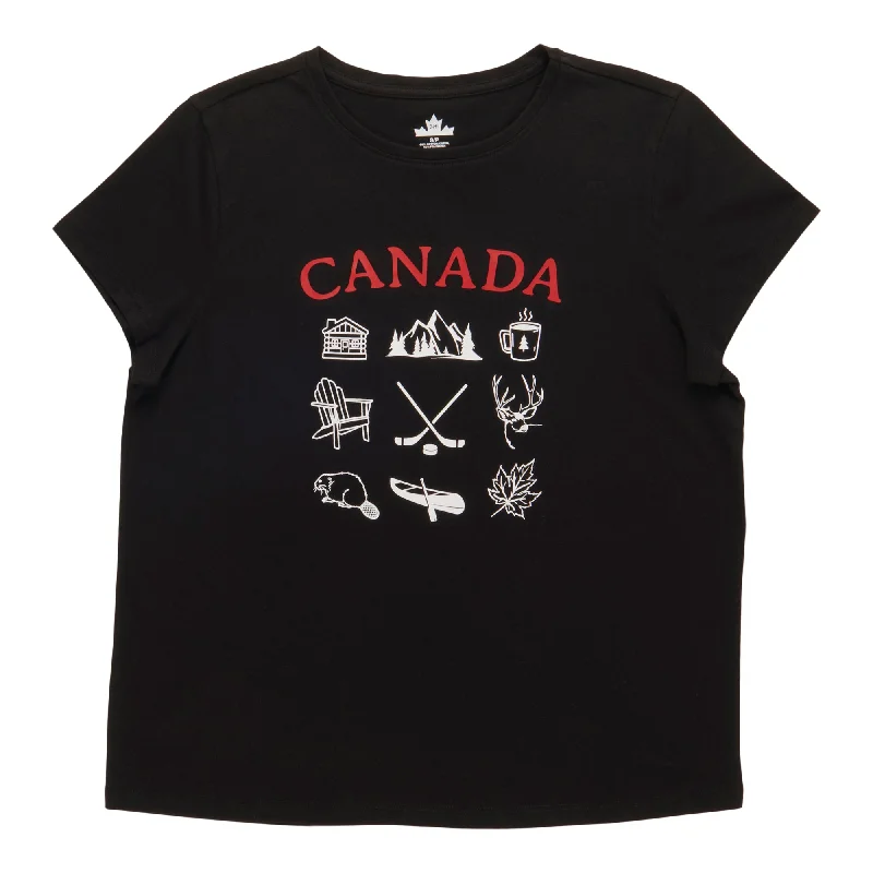 Canada EH! Women's Seasonal Canada Day Crew Neck T-Shirt