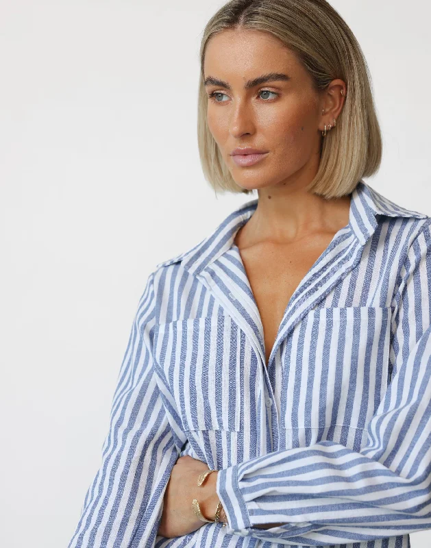 Ivani Shirt (Blue Stripe)