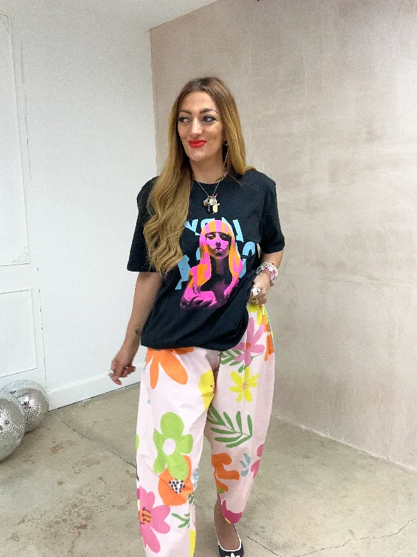 Lady Gaga 'Art Pop Cover' Tee In Black