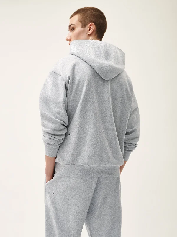 365 Midweight Hoodie—grey marl