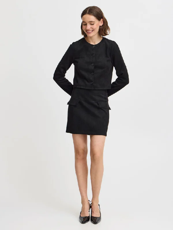 B Young ByTomira Short Skirt Black