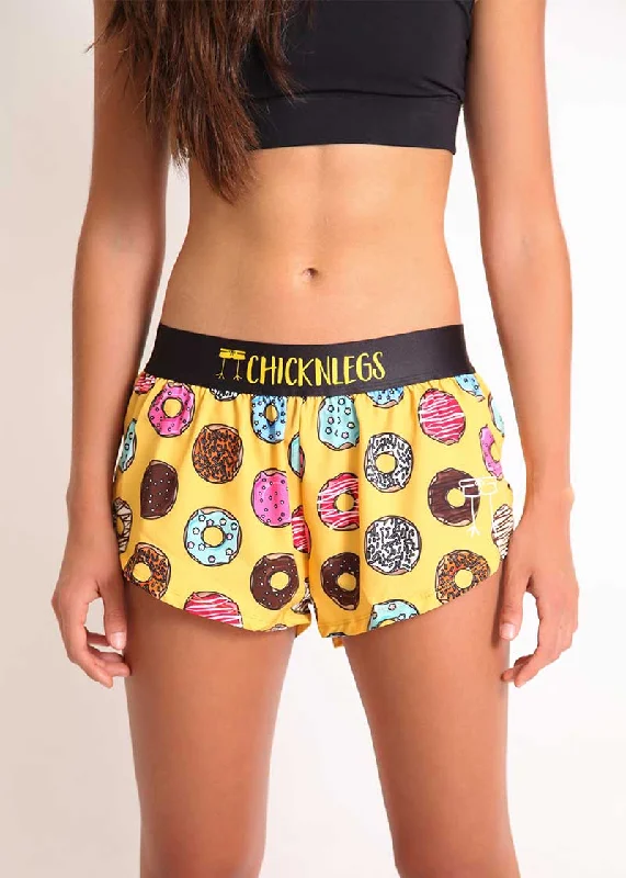 Women's Salty Donuts 1.5"" Split Shorts