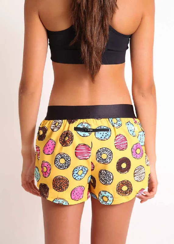 Women's Salty Donuts 1.5"" Split Shorts