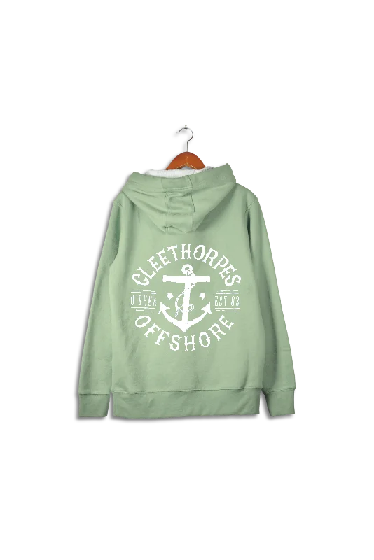 CLEETHORPES SAGE OFFSHORE ZIP HOODY