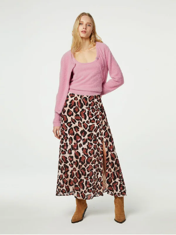 Fabienne Chapot Lila Skirt Leopard Queen