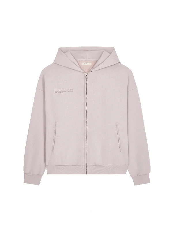 Natural Dye Oversized Hoodie—daylight purple