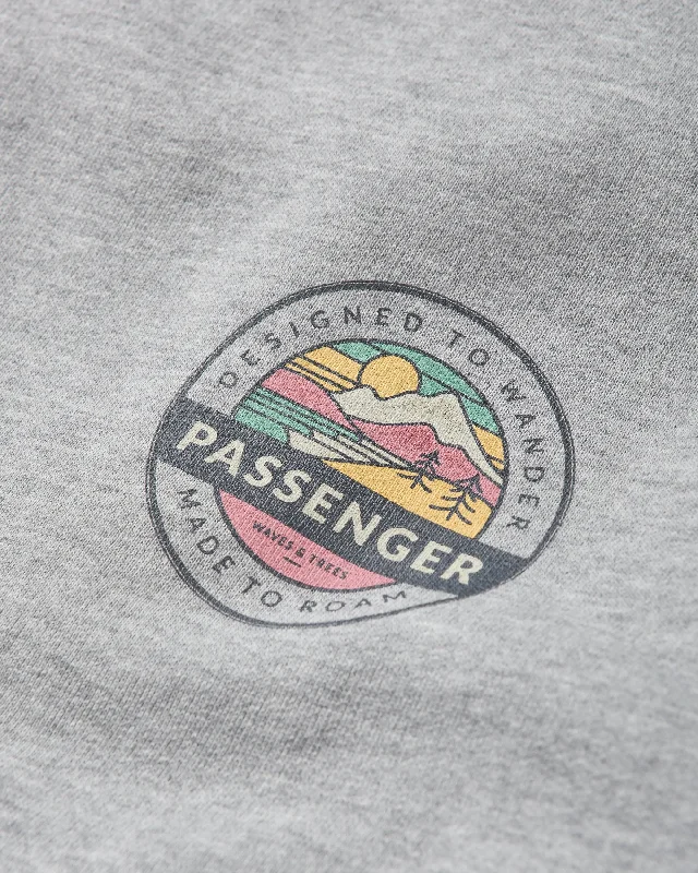 Odyssey Organic Cotton Sweatshirt - Mid Grey Marl