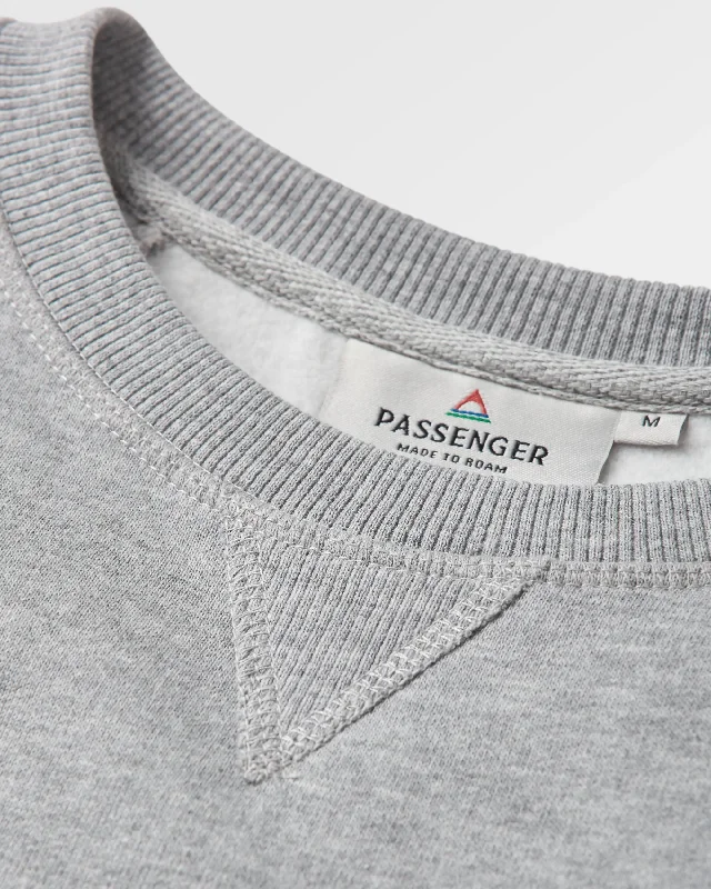 Odyssey Organic Cotton Sweatshirt - Mid Grey Marl