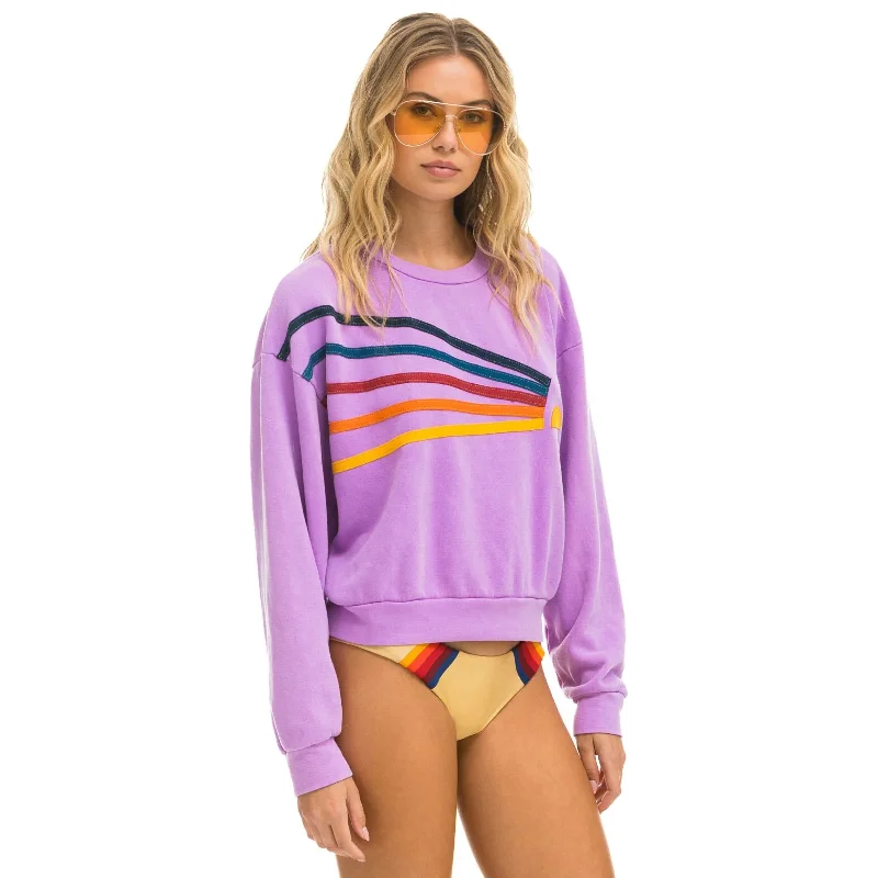 Daydream Crew Sweatshirt Neon Purple Aviator Nation