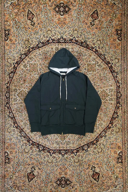 FAMILIAR HOODIE (BOTTLE GREEN)