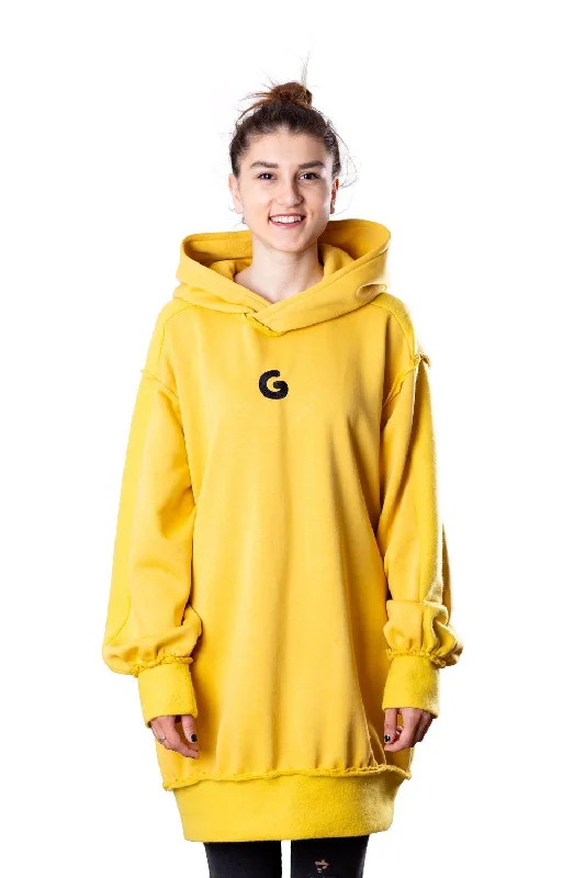 TheG Fresh Oversize Hoody Woman // yellow