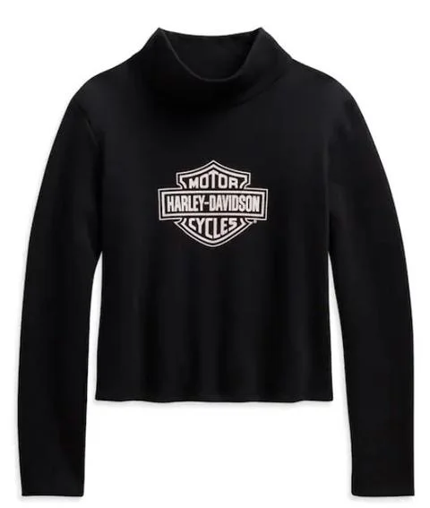 Harley-Davidson® Women's Logo Turtleneck Pullover - 96010-21VW