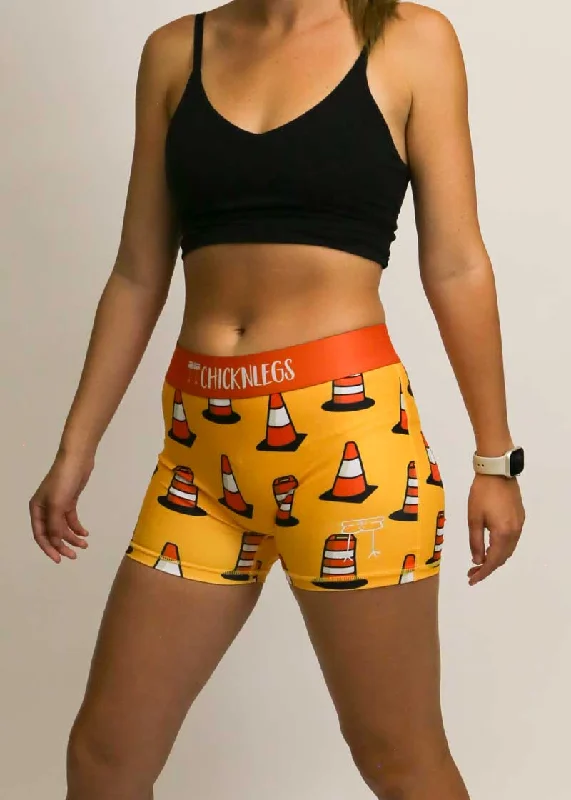 Women's Traffic Cones 3"" Compression Shorts