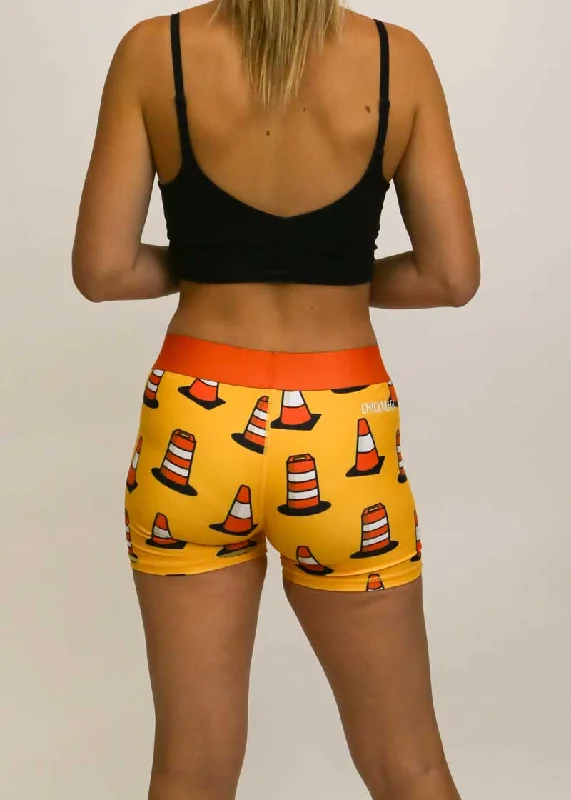 Women's Traffic Cones 3"" Compression Shorts