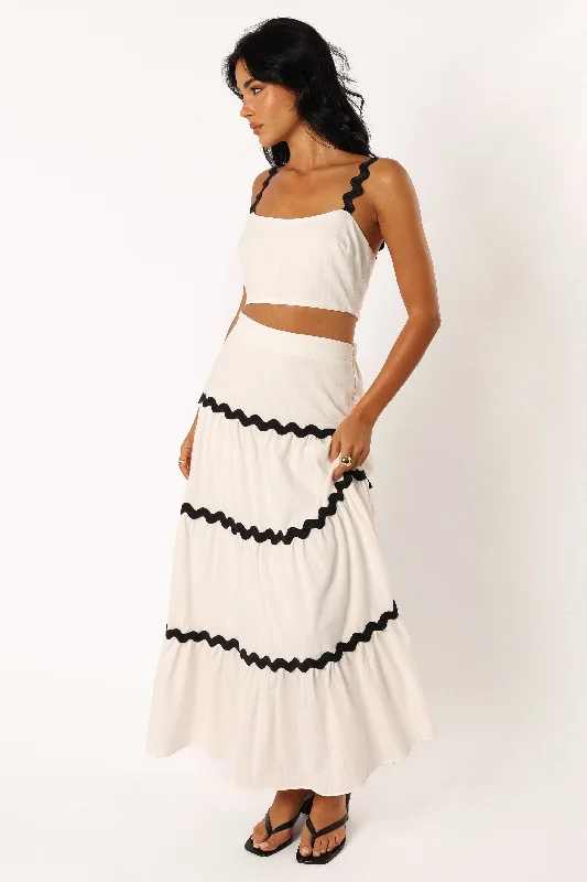 Bella Two Piece Set - White