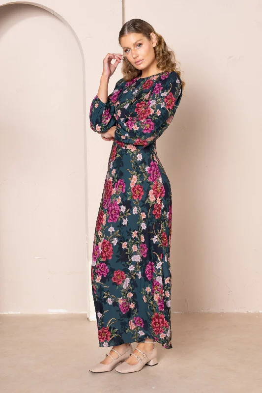 Amy Bias Cut Maxi Dress