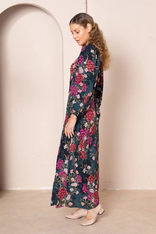 Amy Bias Cut Maxi Dress