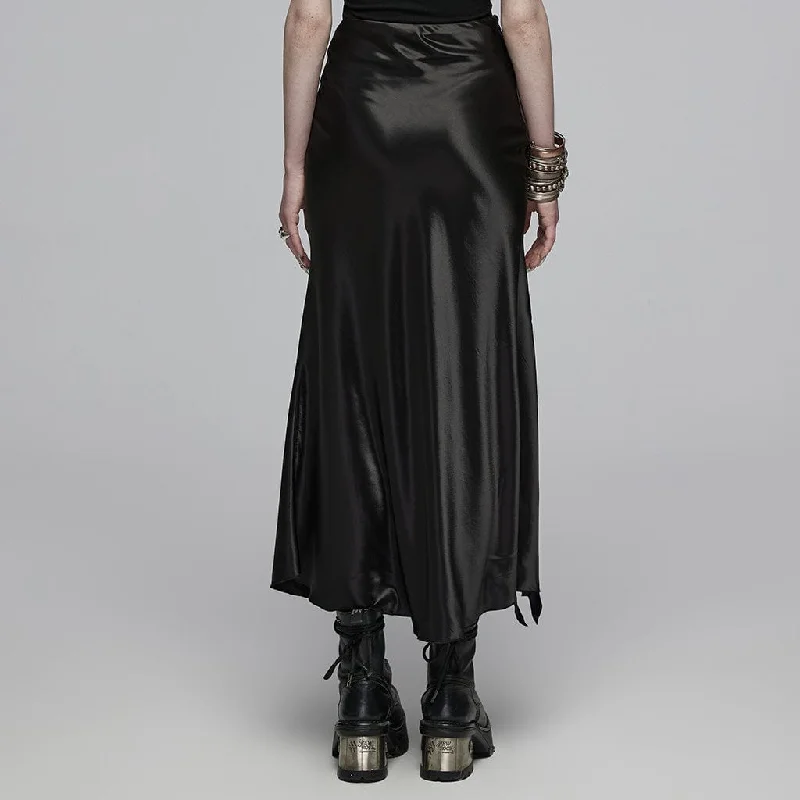 Women's Gothic Ruffled Fishtail Skirt